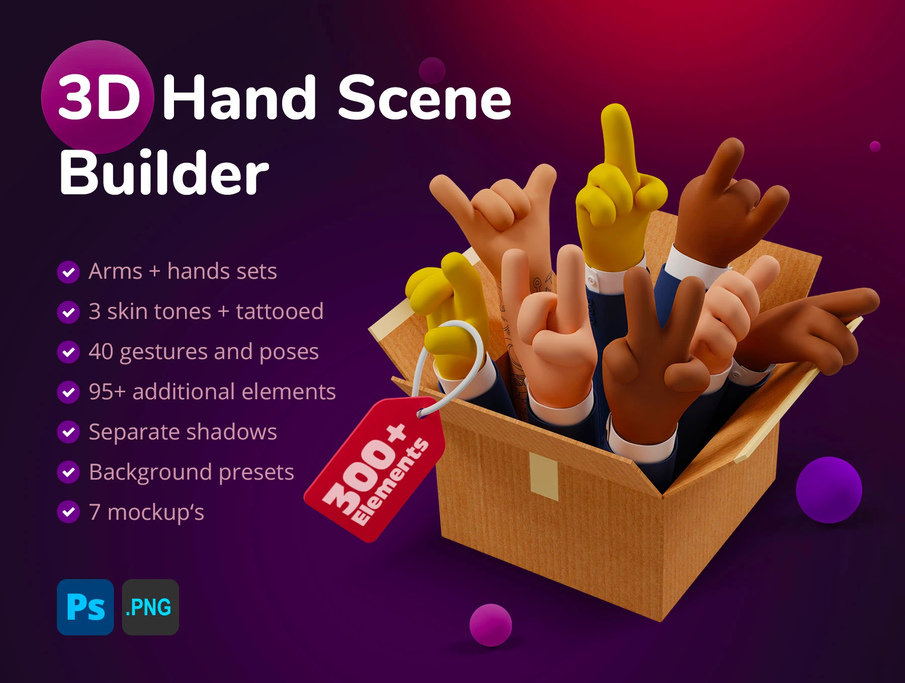 [VIP] 3D Hand Scene Builder