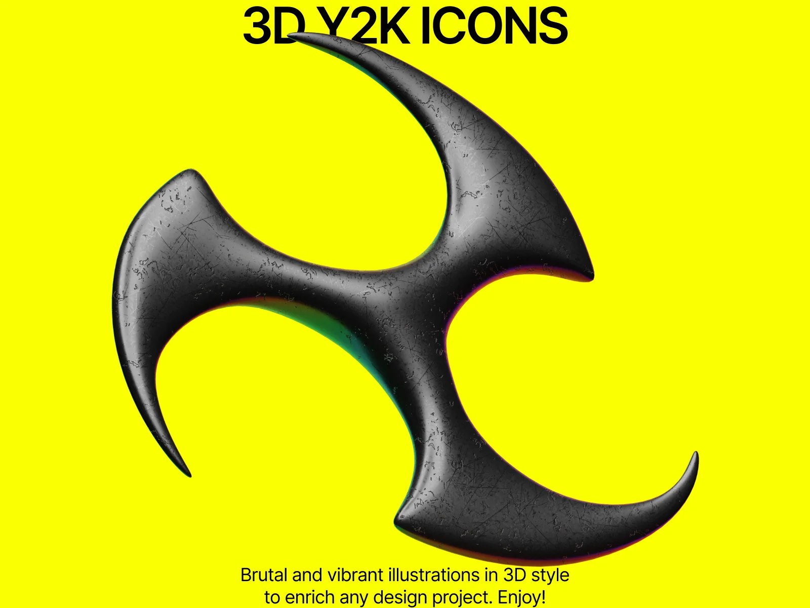 [PRO] 3D Y2K Icons