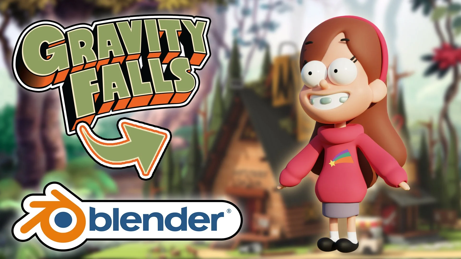 [VIP] Get Good at Blender Create a 3D "Gravity Falls" Character