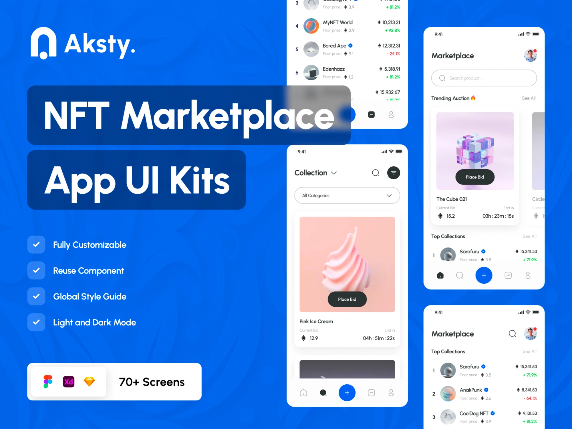 [VIP] Aksty.: NFT Marketplace Mobile App