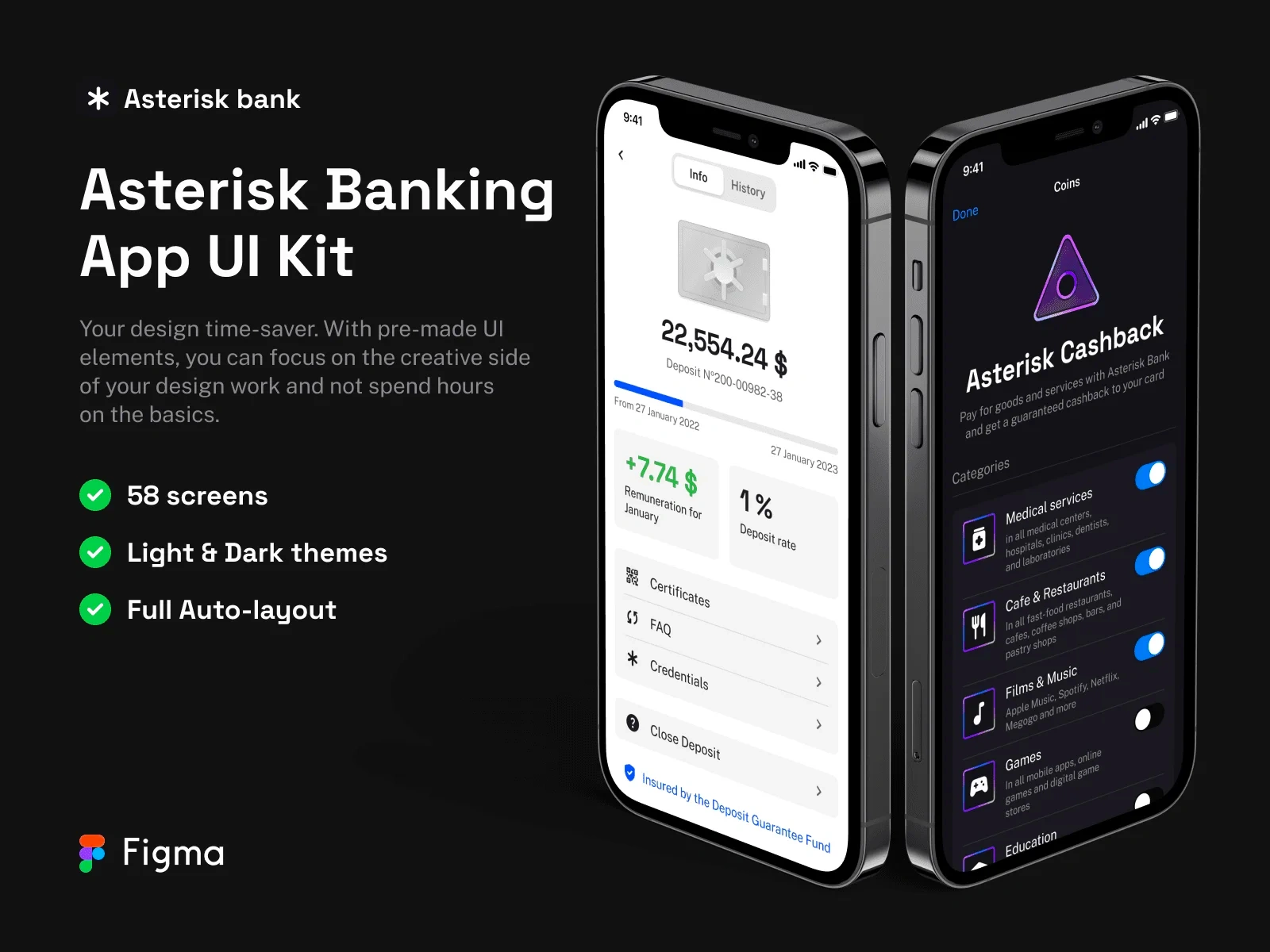 [PRO] Asterisk Banking App UI Kit