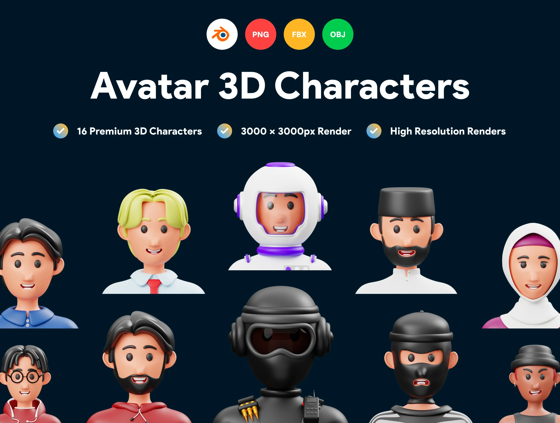 [VIP] Avatar 3D Illustration