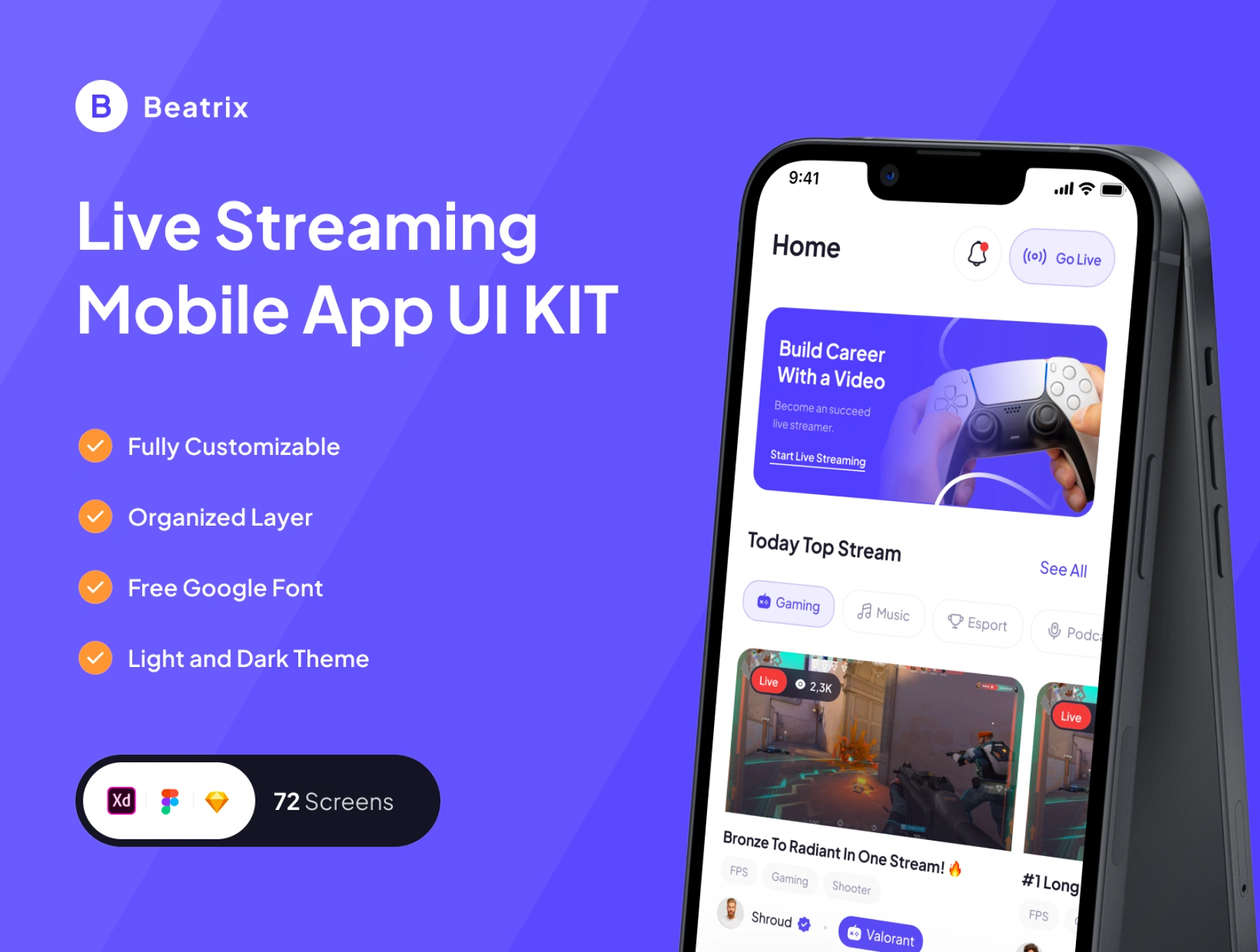 VIP Beatrix Live Streaming App