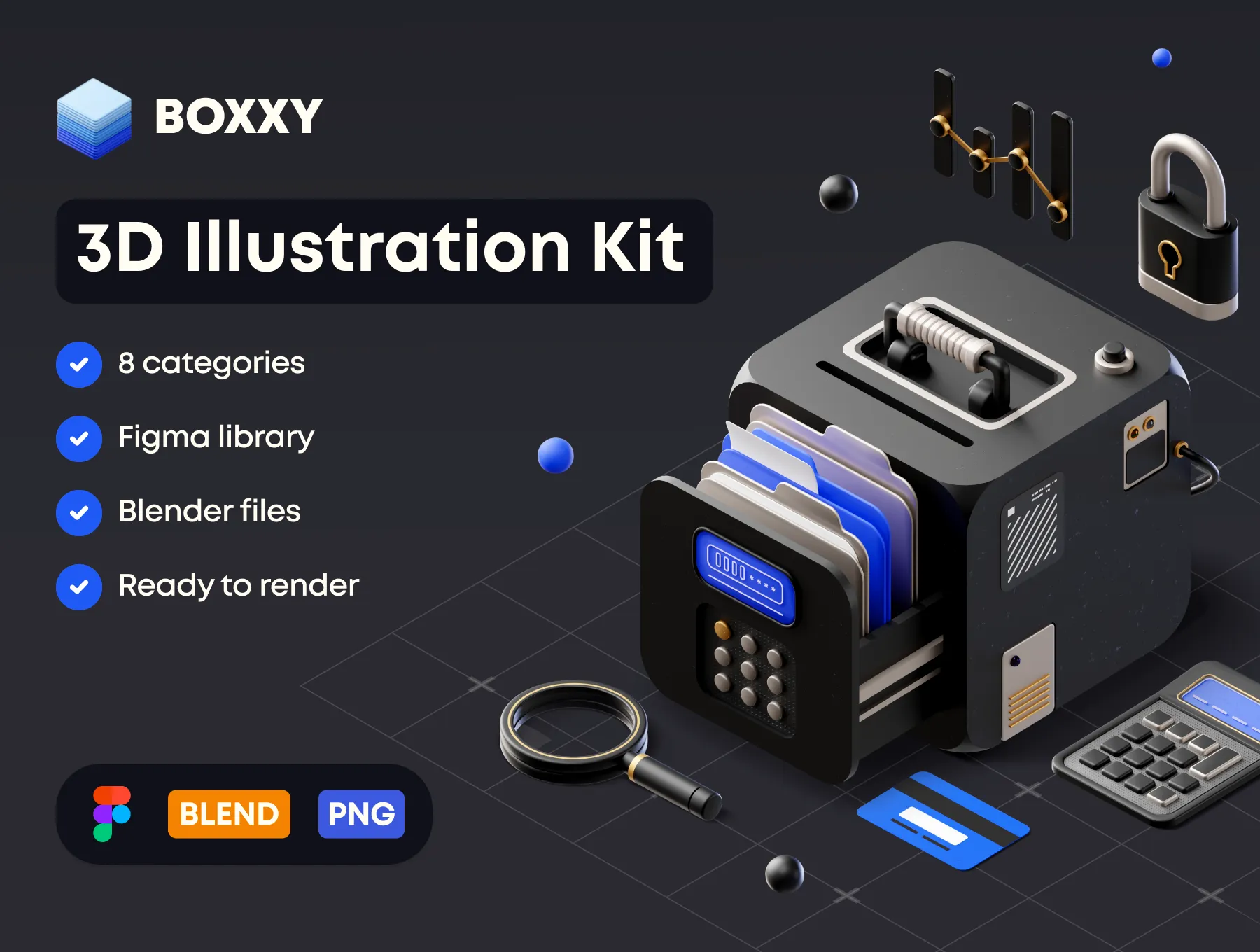 [VIP] BOXXY 3D Illustration Kit