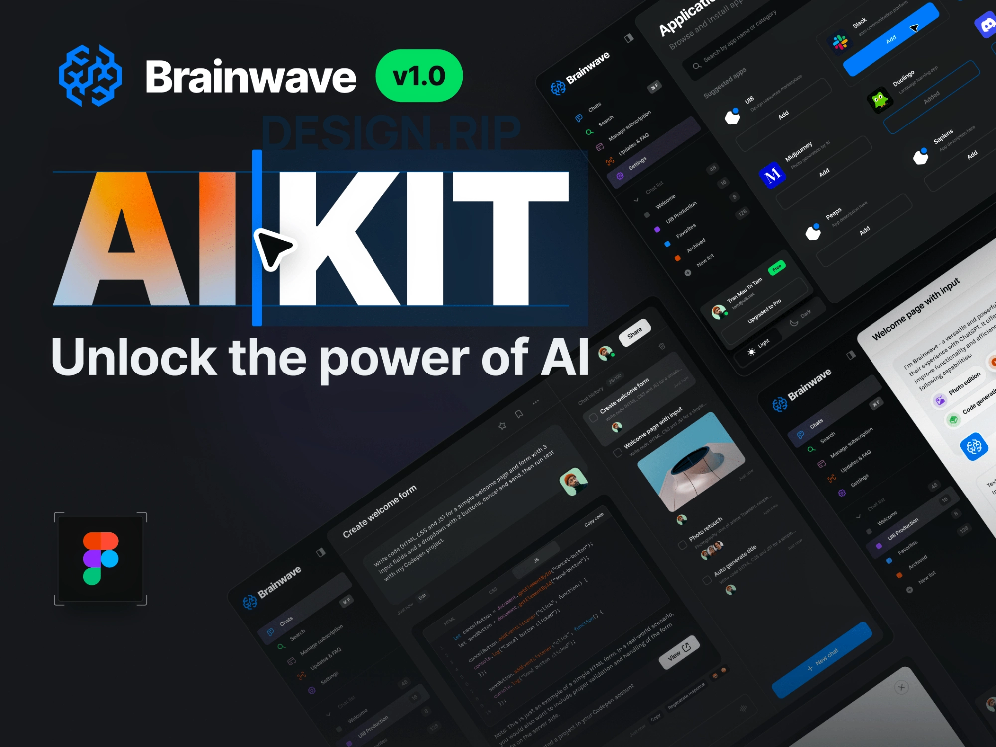 [VIP] Brainwave: AI UI Kit
