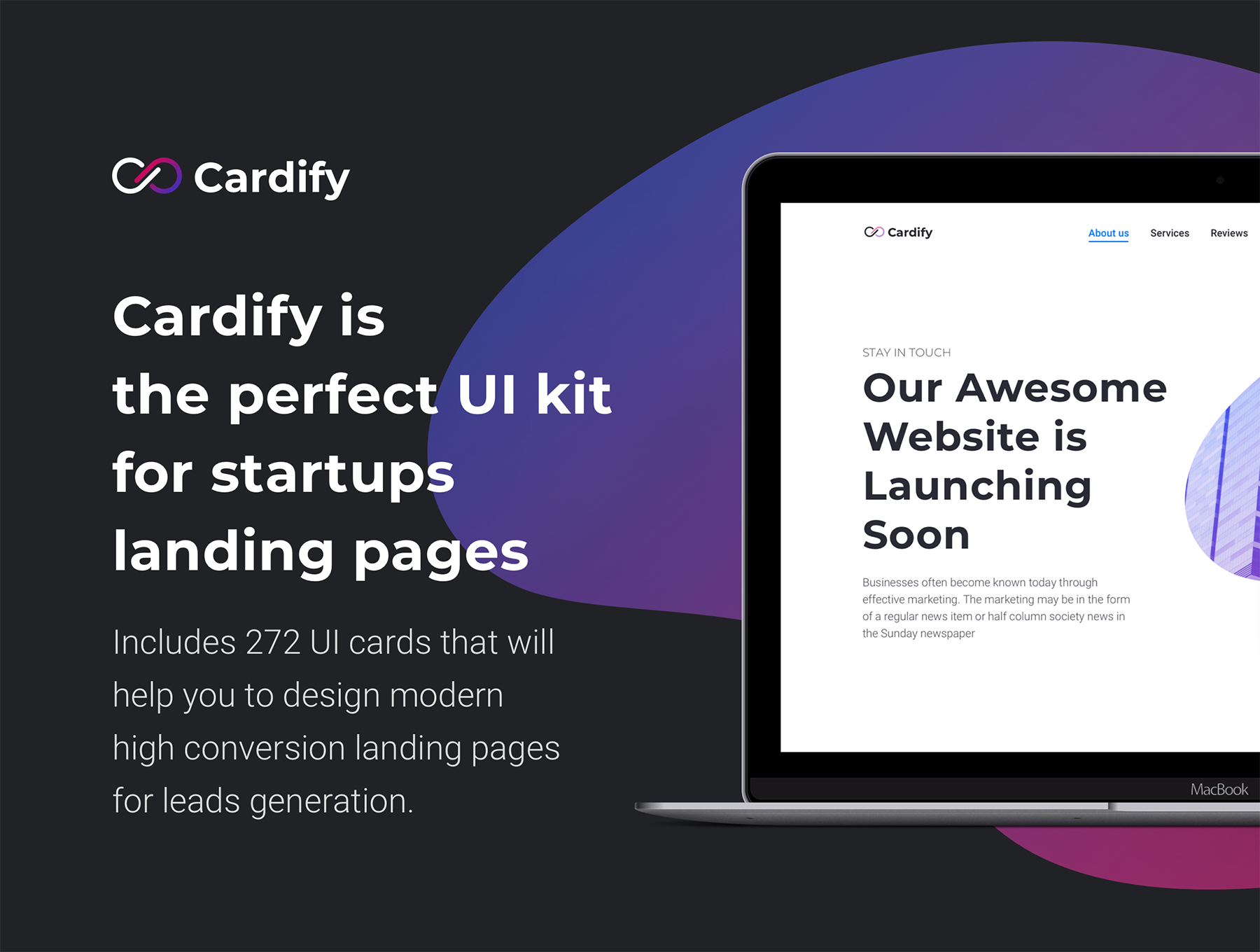 [VIP] Cardify Startup UI Kit