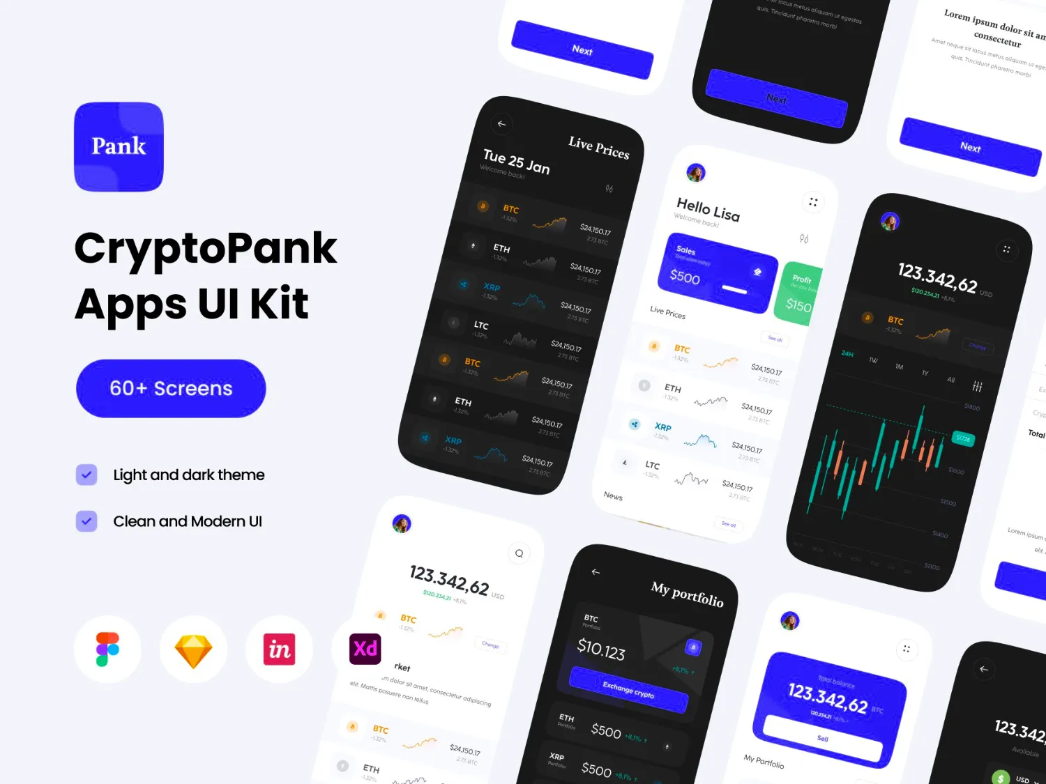 [VIP] CryptoPank: Crypto Apps UI KIT