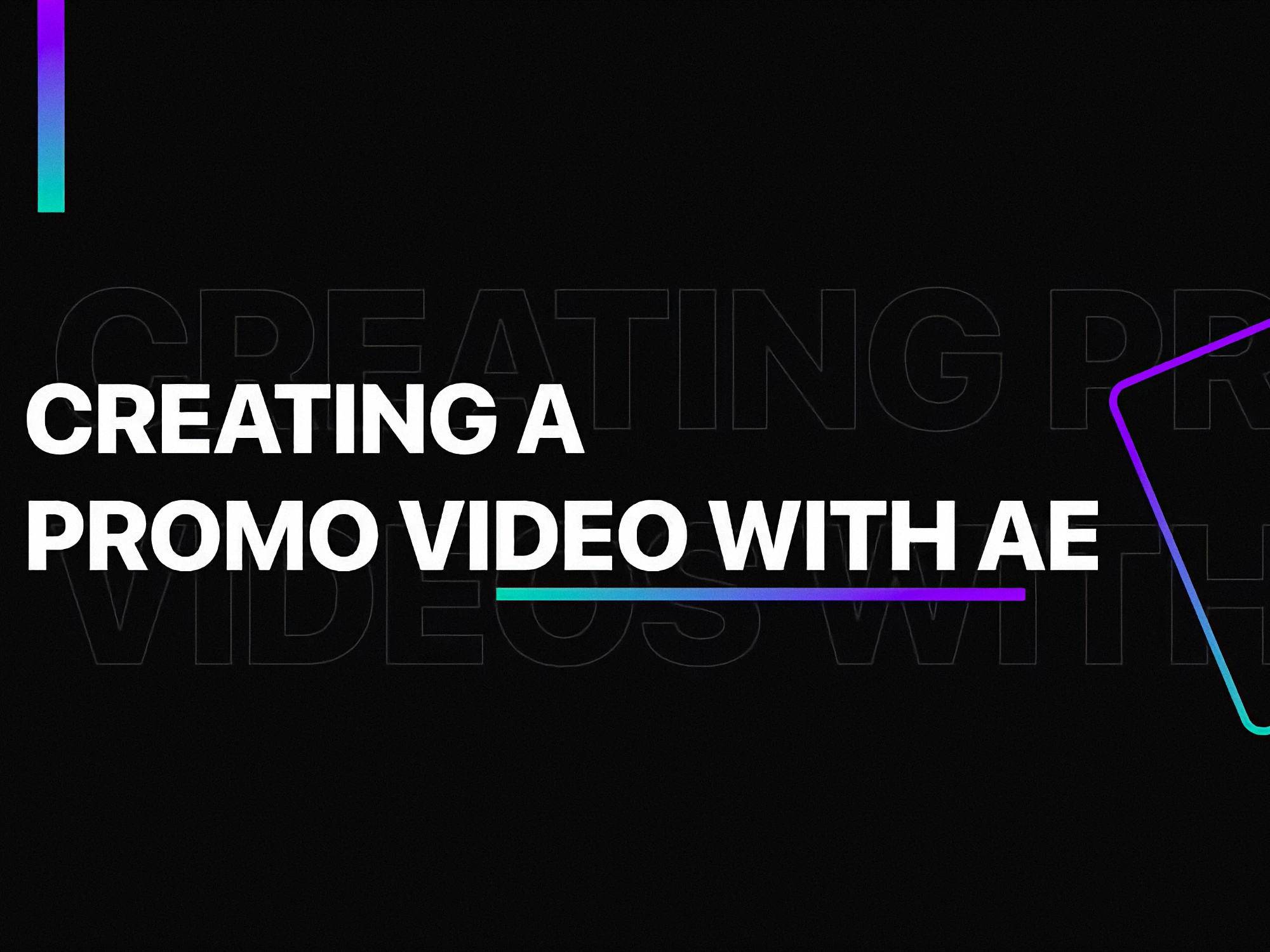 [VIP] DesignCode: Create a Promo Video in After Effects