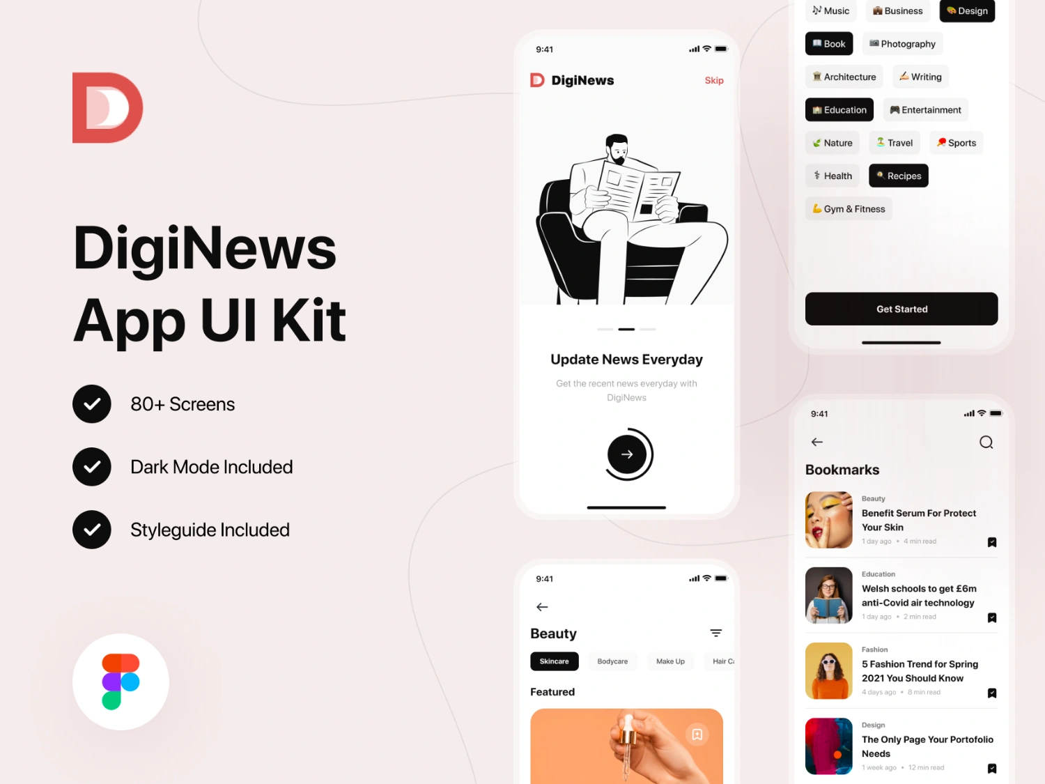 [VIP] DigiNews: News App UI Kit