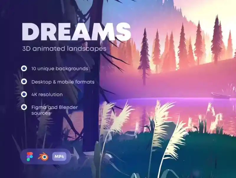[VIP] Dreams: Animated 3D Landscapes