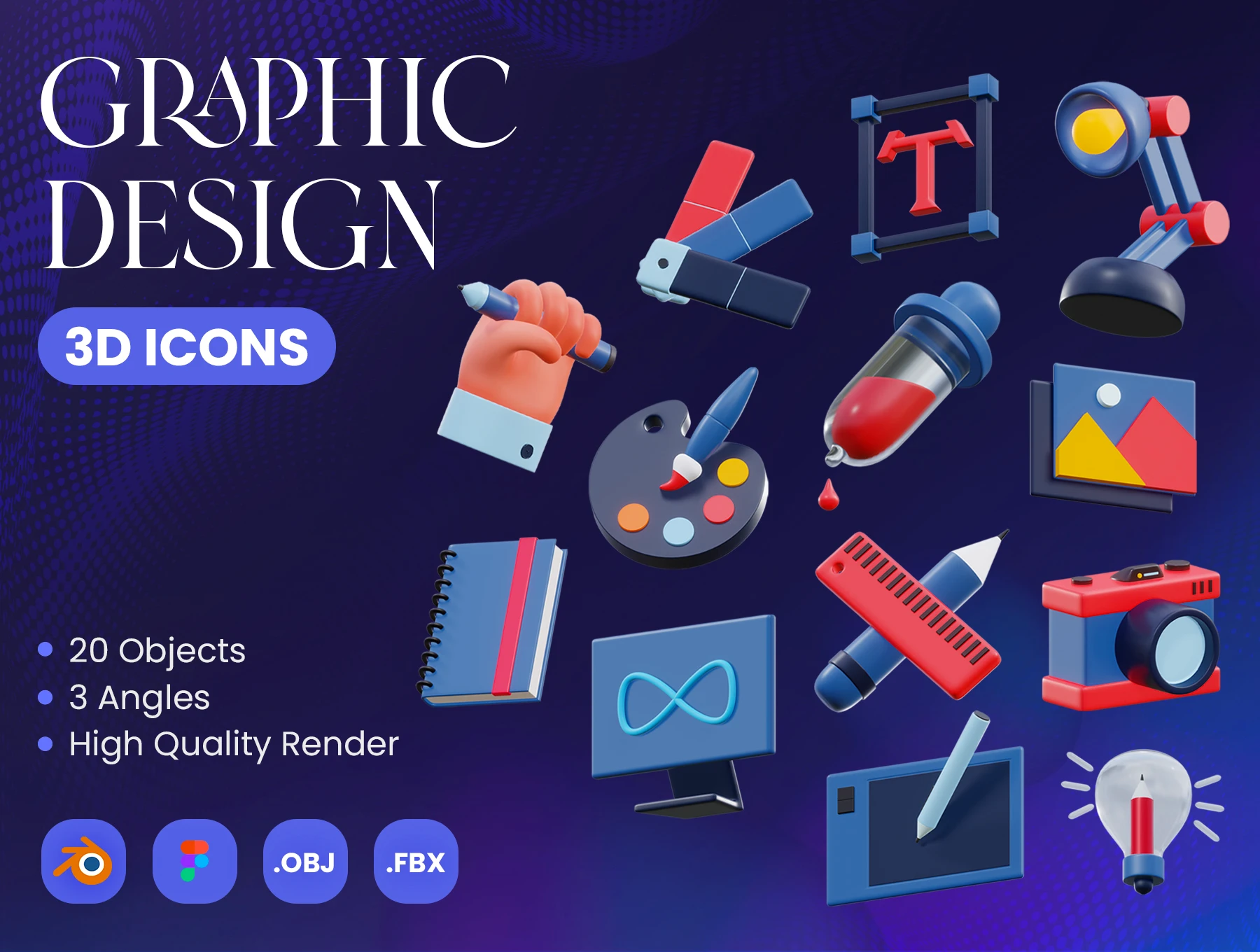 [VIP] Graphic Design 3D Icons