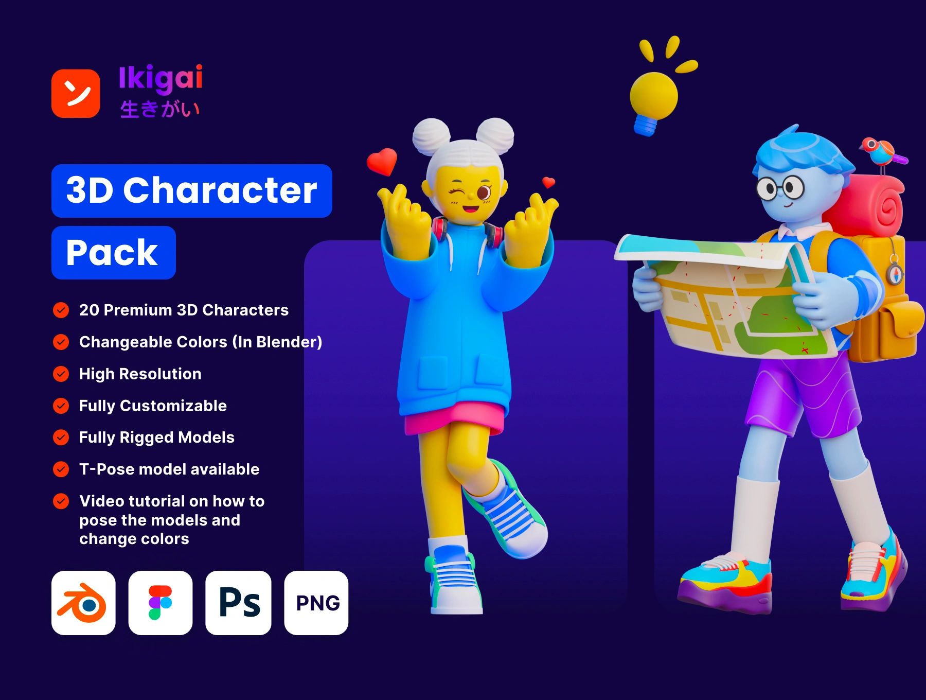 [VIP] Ikigai: 3D Character Pack