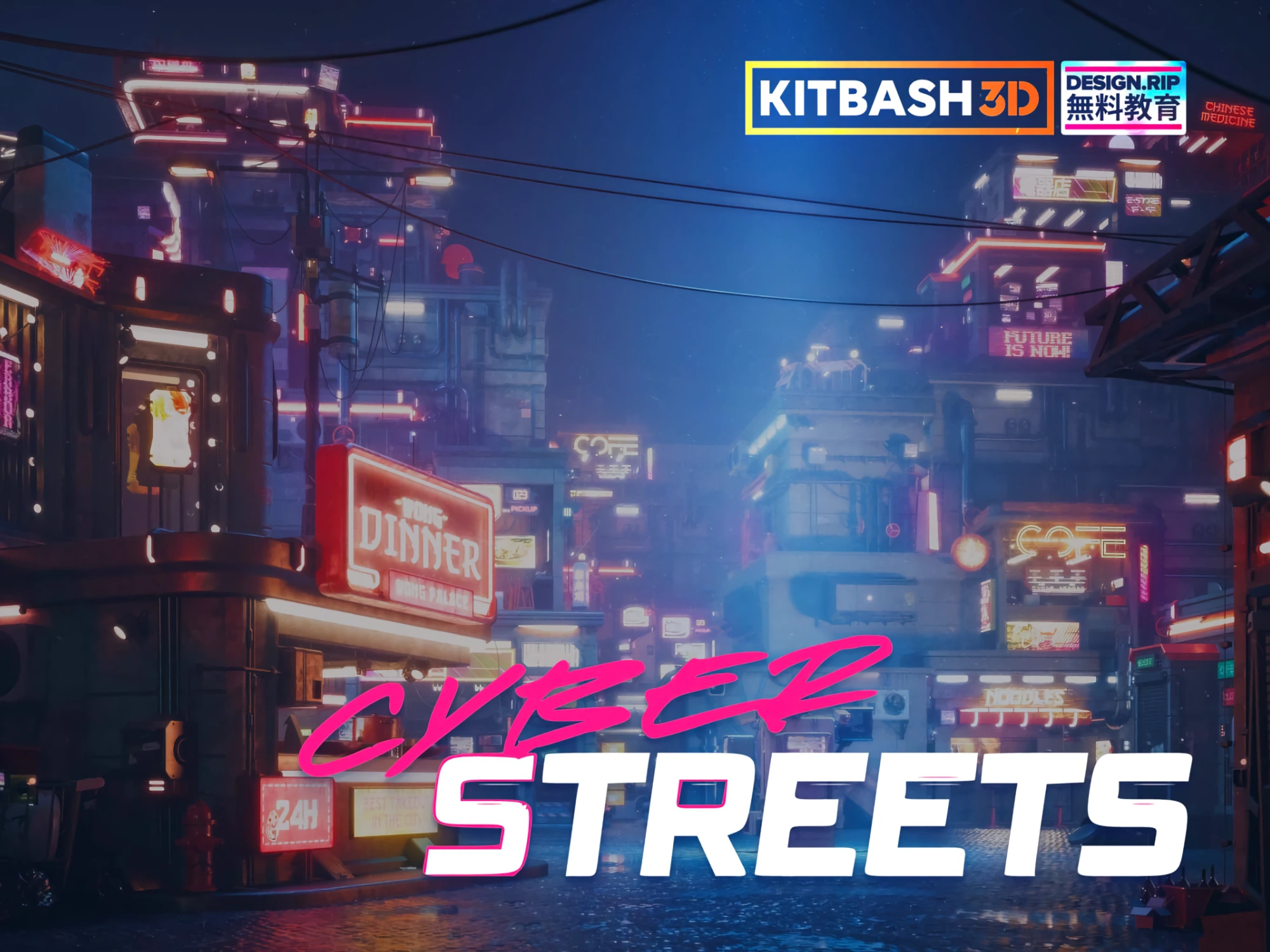 [VIP] Kitbash3D: Props Cyber Streets