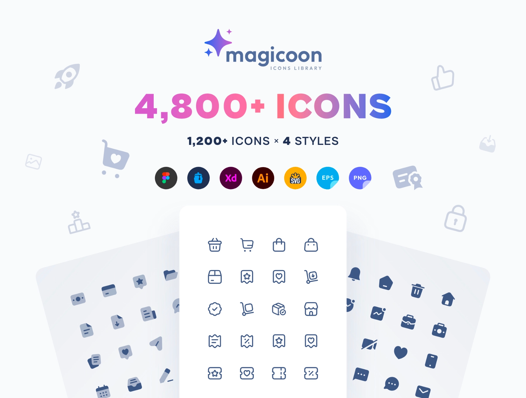 [VIP] magicoon: 4,800+ UI icons library