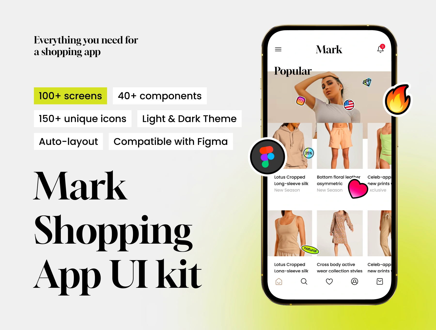 [VIP] Mark Shopping App UI kit