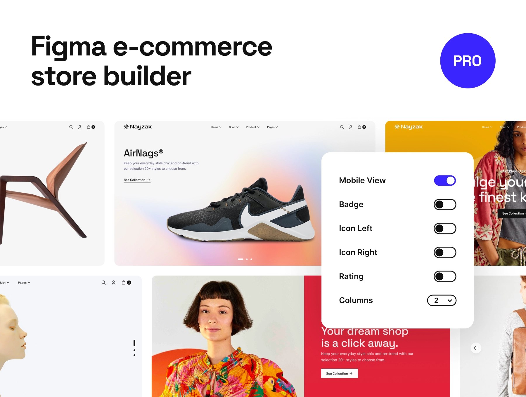 [VIP] Nayzak Figma E-Commerce Builder
