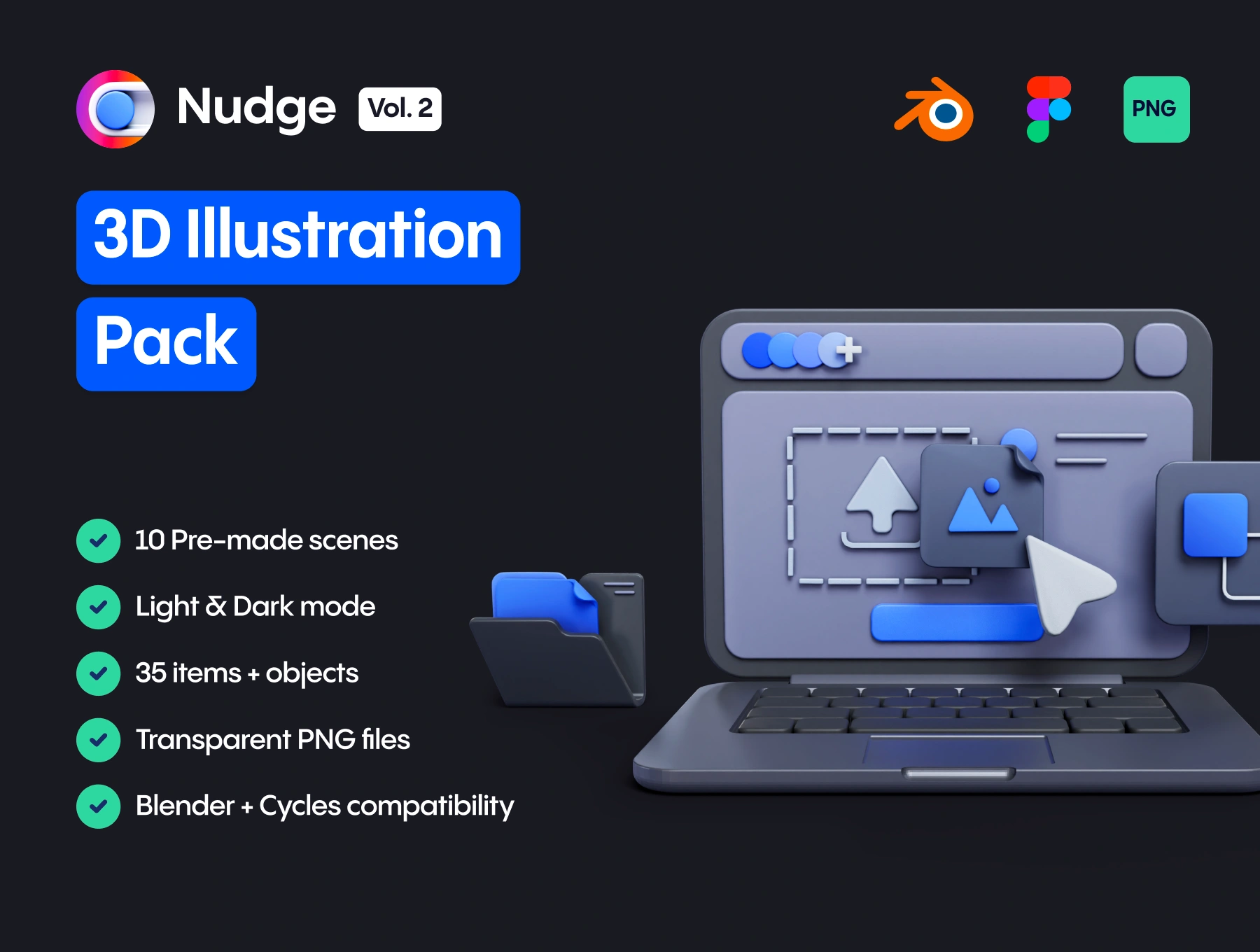 [VIP] Nudge Vol.2: 3D Illustration
