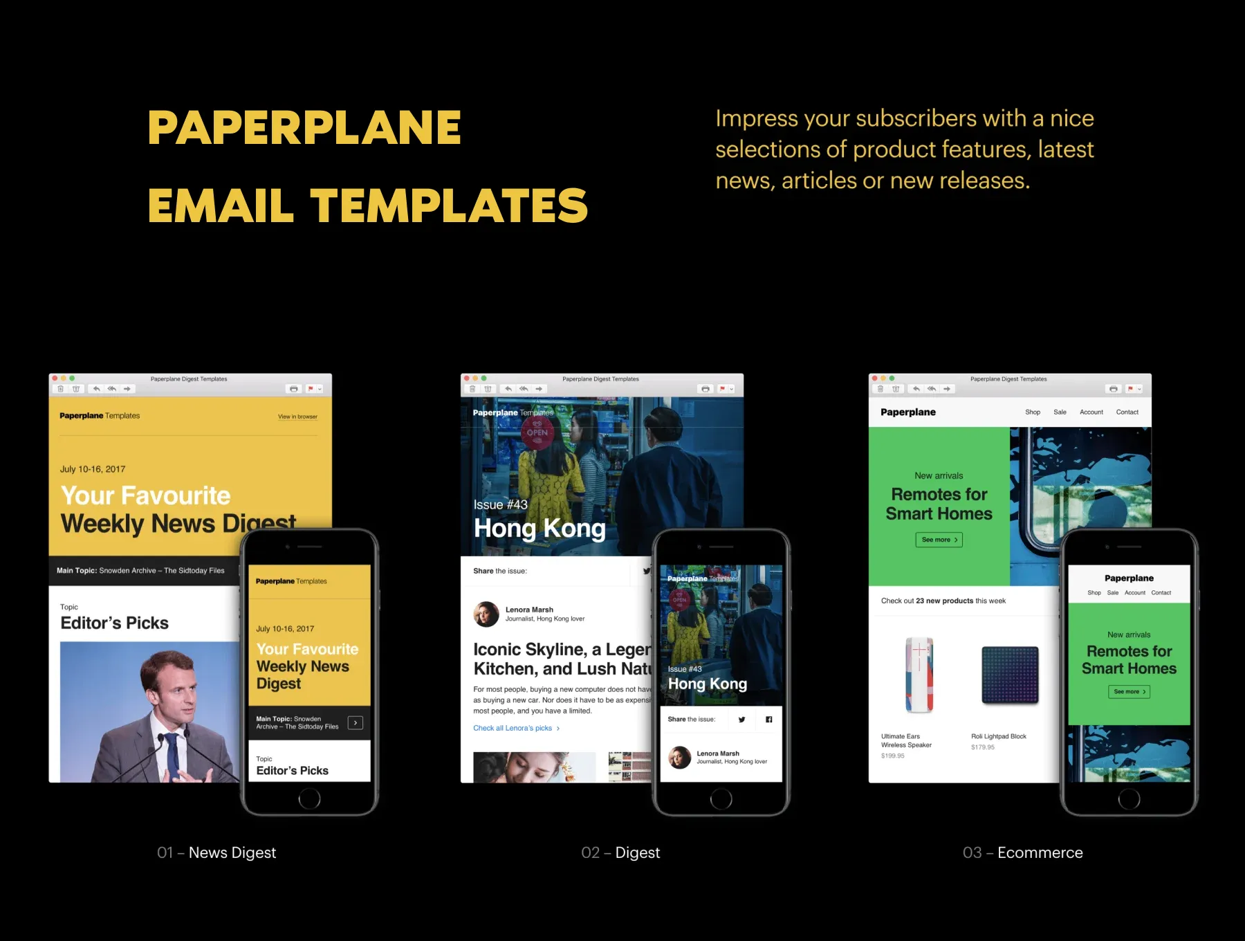 [VIP] Paperplane Email Templates