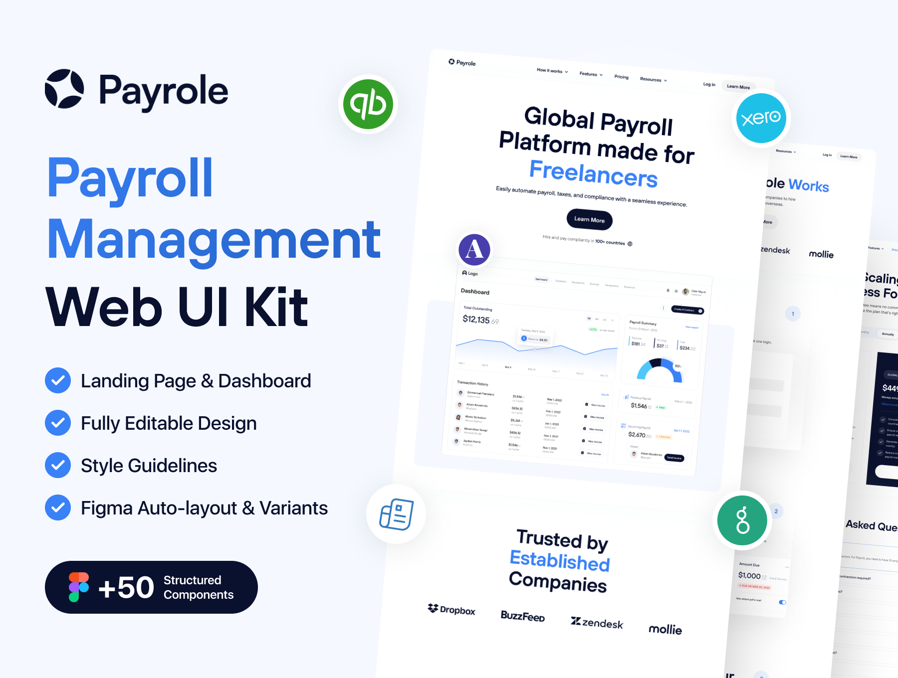[VIP] Payrole: Payroll Management Web UI Kit