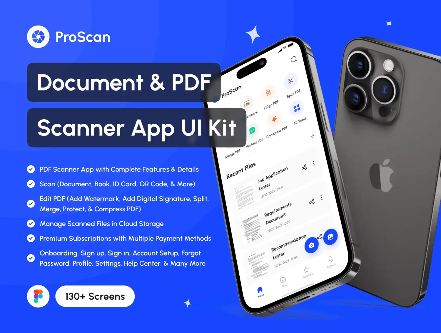 [VIP] ProScan: Document & PDF Scanner App UI Kit