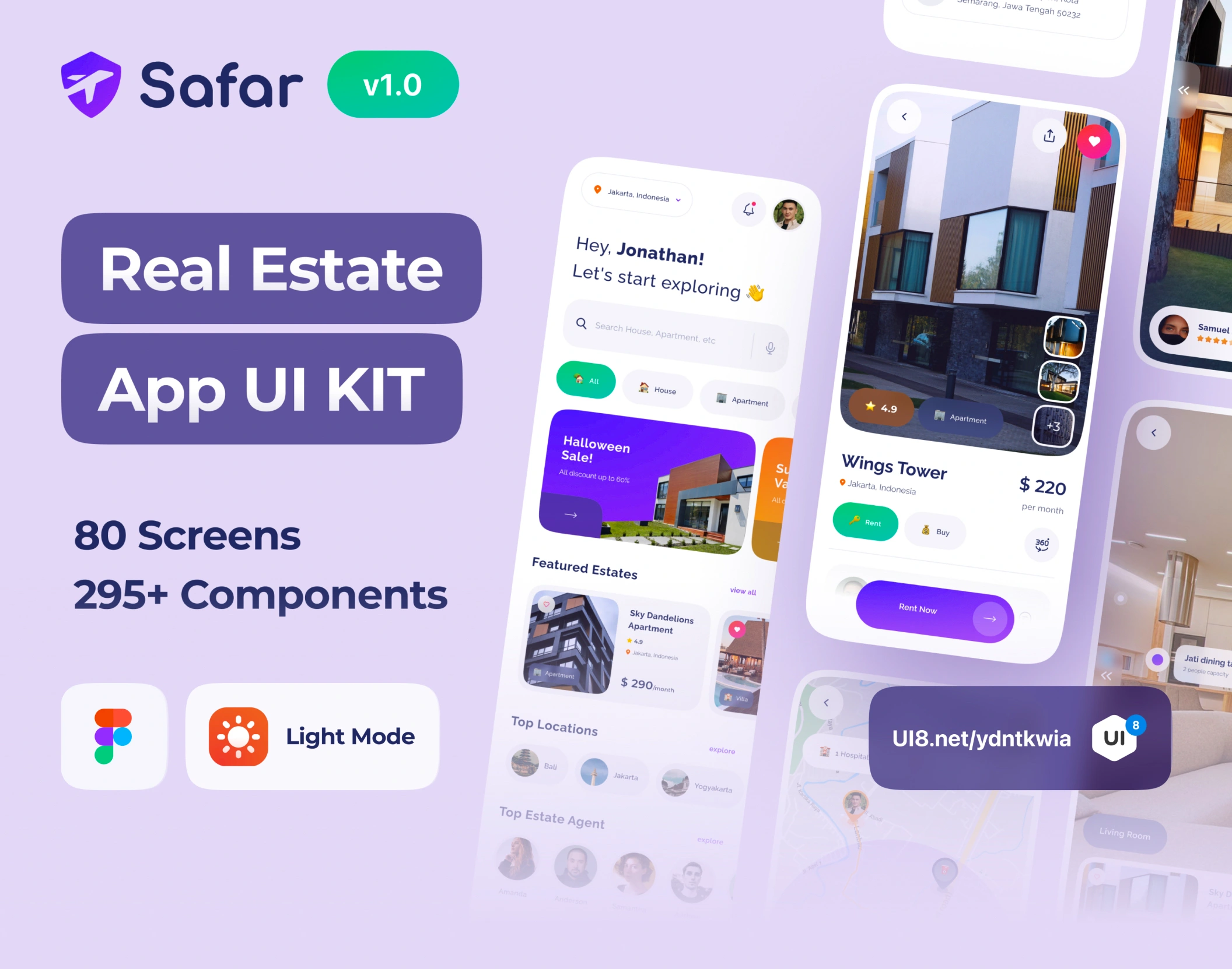 [VIP] Safar: Real Estate App UI Kit