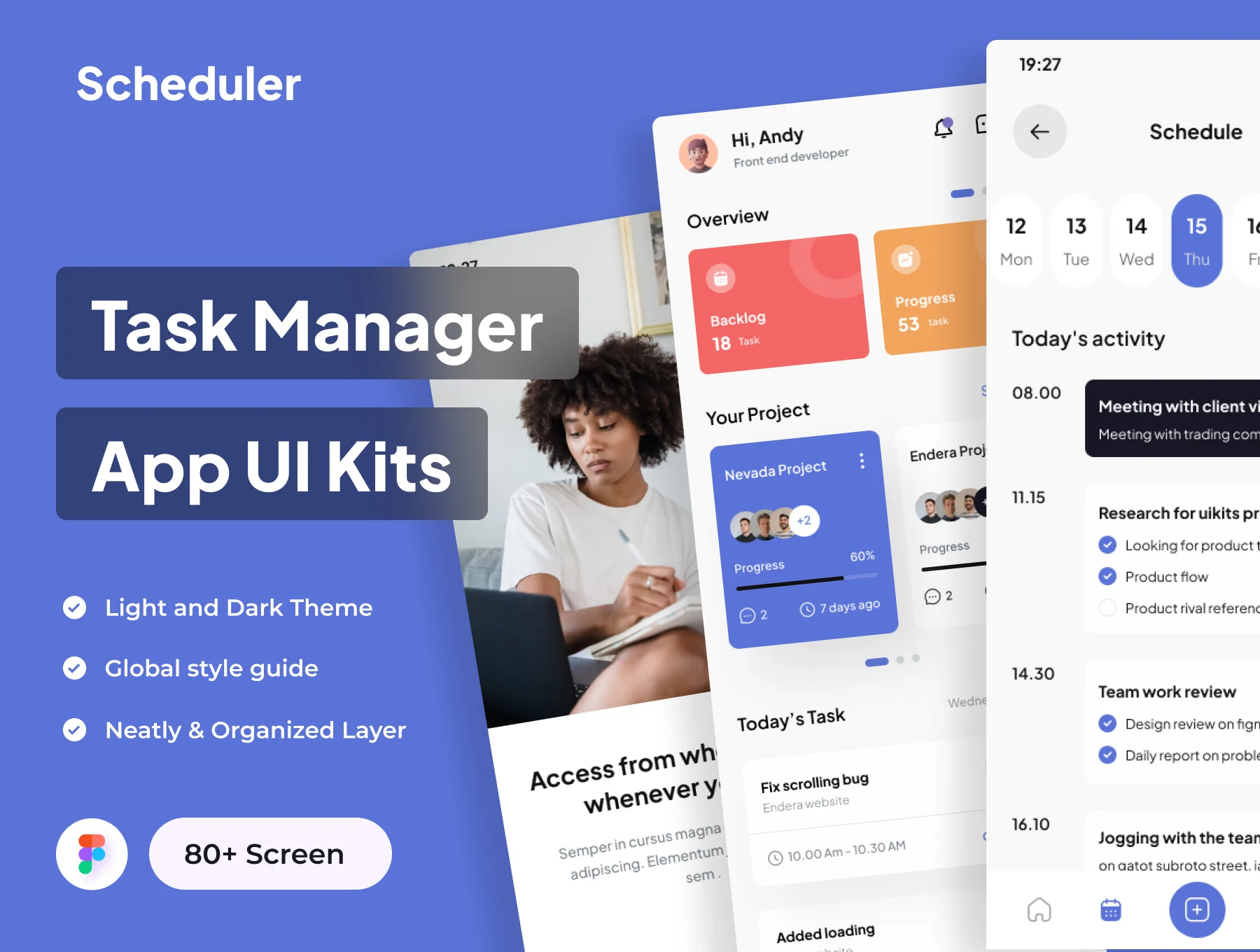 [VIP] Scheduler: Task Manager App UI Kits