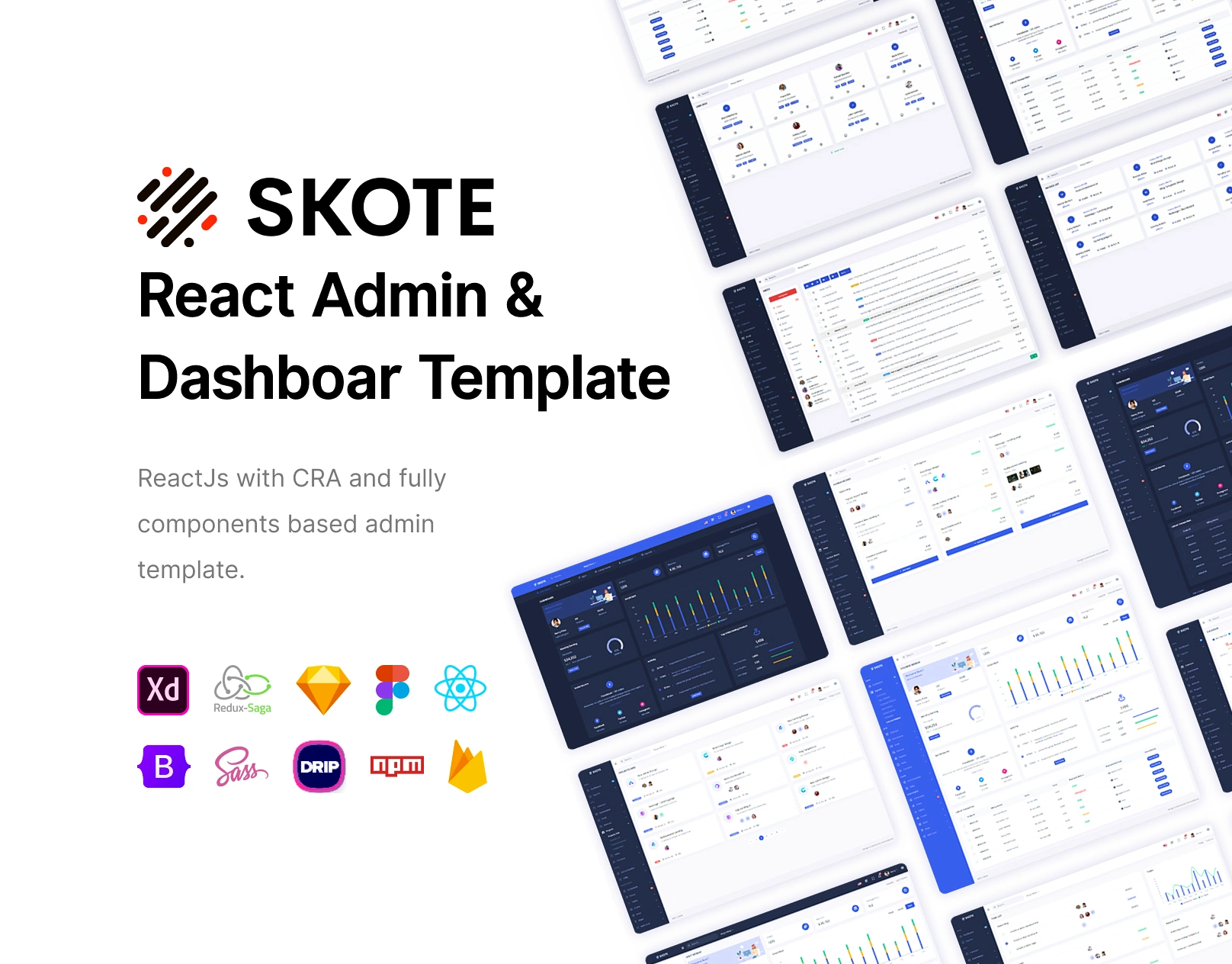 [VIP] Skote: React Admin & Dashboard Template v4.0.0