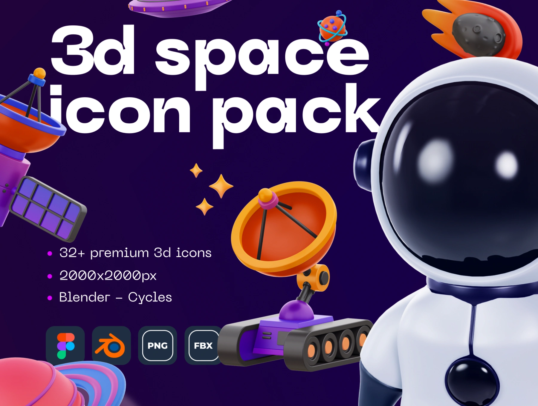 [VIP] Space! 3D Icon Pack