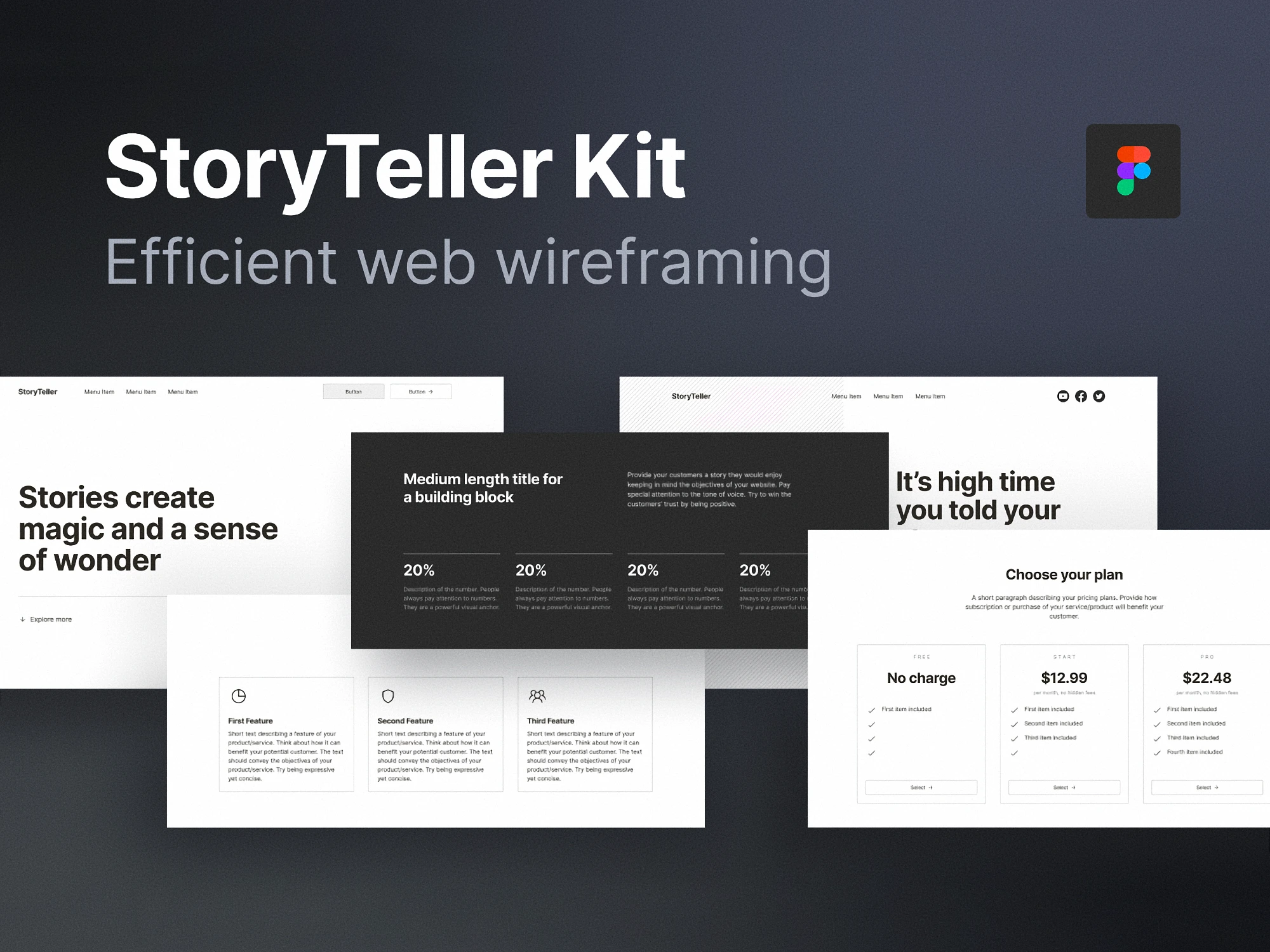 [VIP] StoryTeller Wireframe Kit
