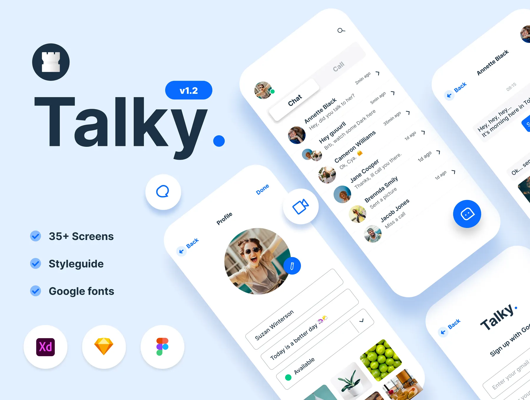 [VIP] Talky: Chat & Video Messenger App