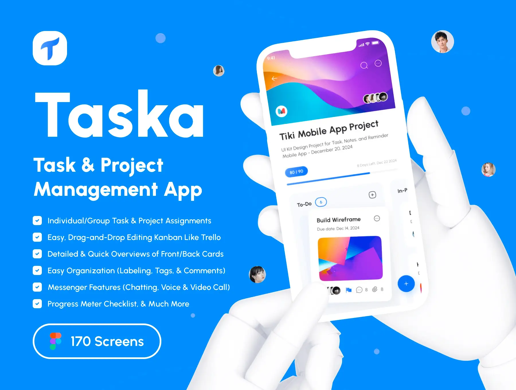 [VIP] Taska: Task & Project Management App UI Kit