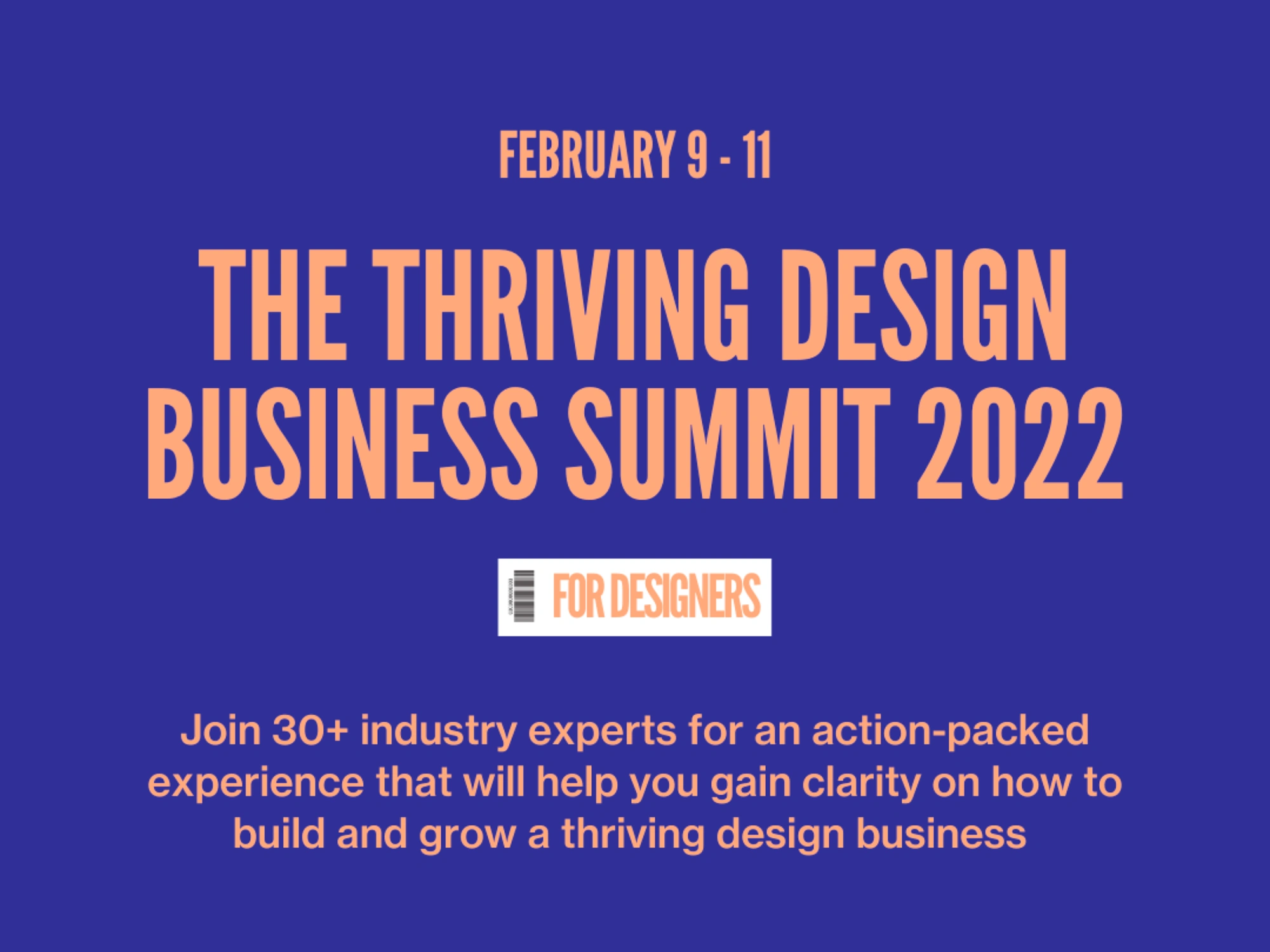 Thrive Summit for Designer