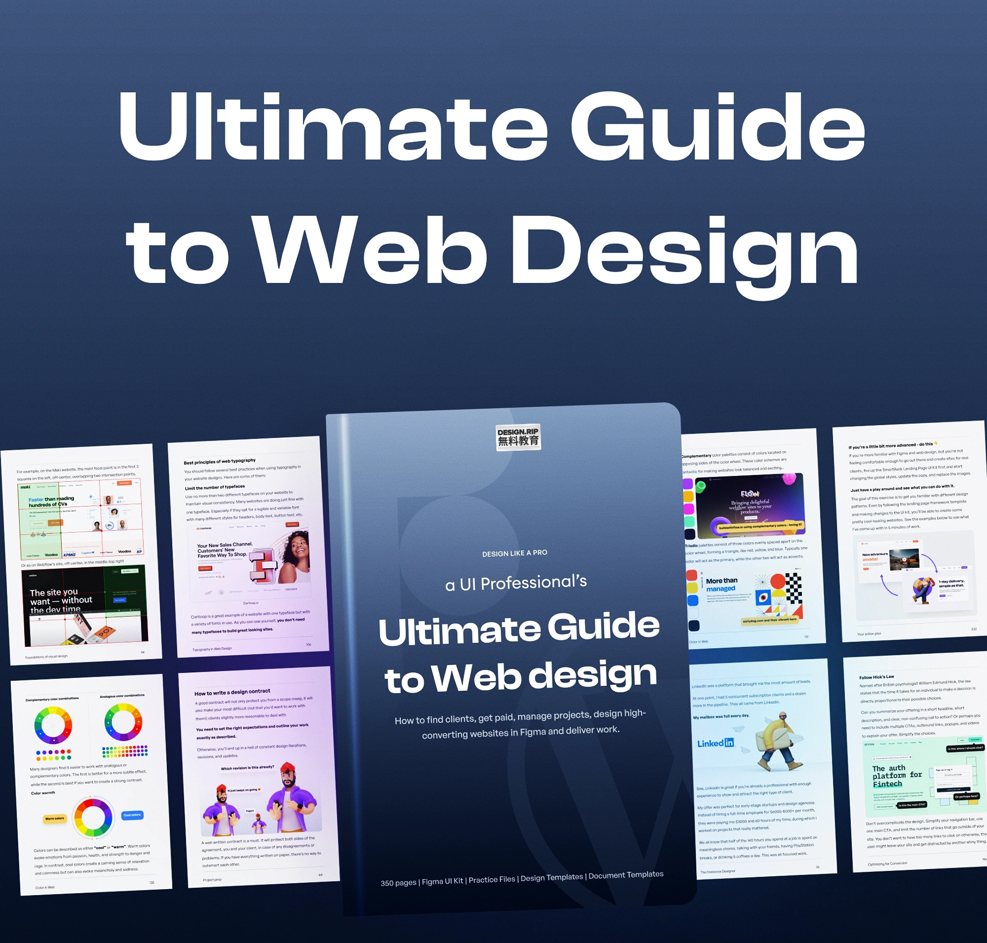 [VIP] The Ultimate Guide to Web Design (Landing Page UI Kit + Free Bonuses)