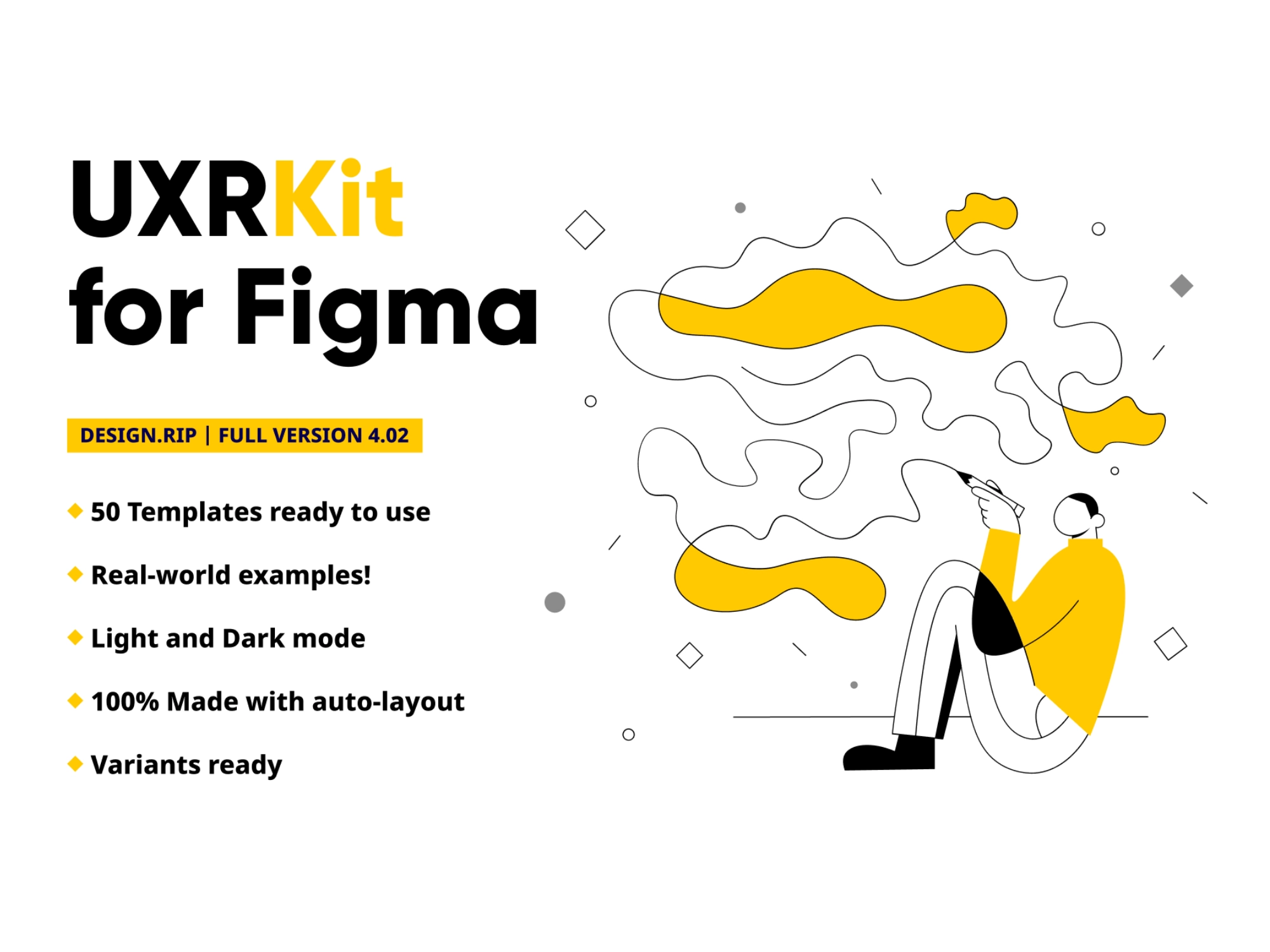 [VIP] UXR Kit: 50 Research and Documentation templates for a Figma (Figma Design + Jam File)