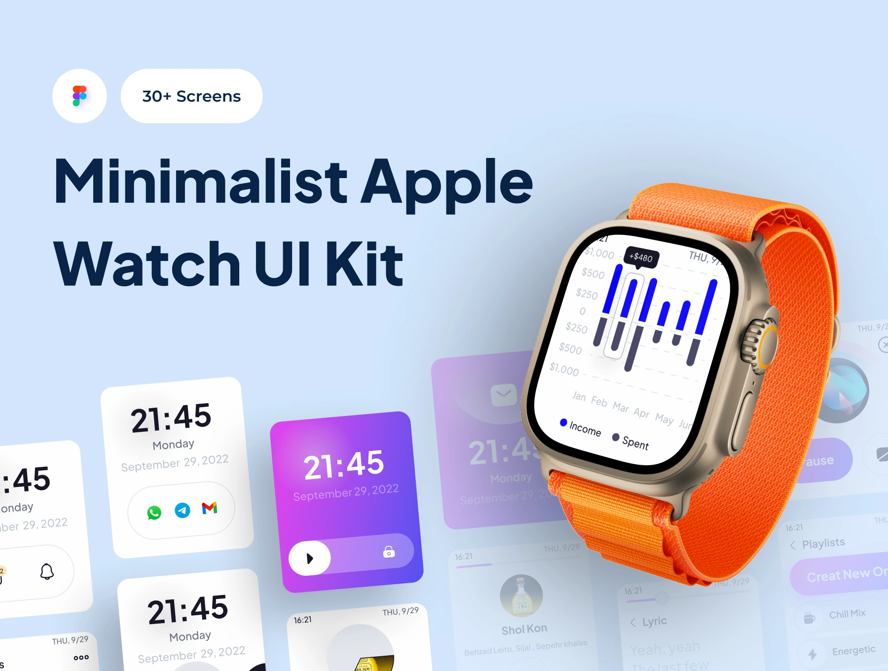 [VIP] WatchKuy: Apple Watch UI Kit